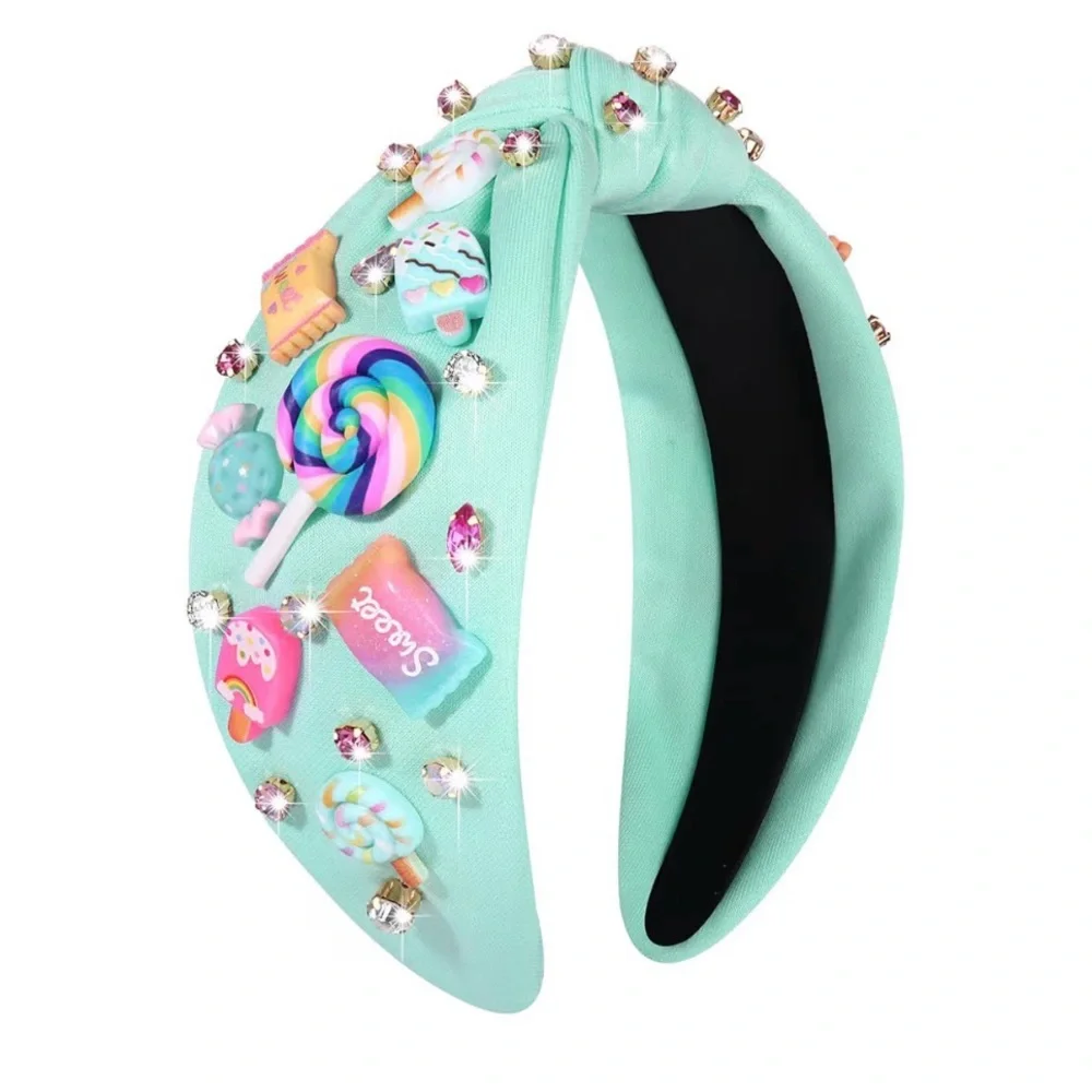 Candy-Themed Headband - Mint Green